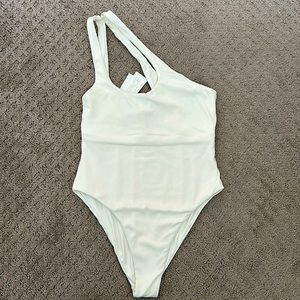 L*Space Phoebe Cream One Piece Swimsuit